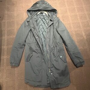 H&M Women’s Dark Gray Raincoat